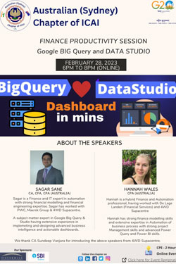  Google Big Query and Data Studio